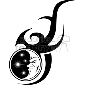 moon tattoo design