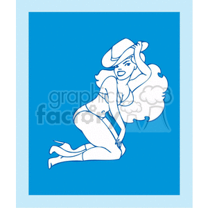 cowgirl pinup girl