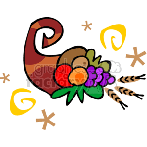 Whimsical cornucopia