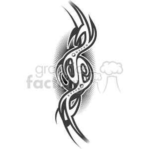 Tribal design tattoo 