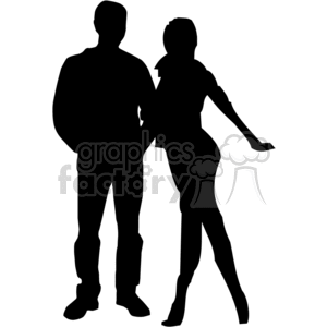 Couple's shadow