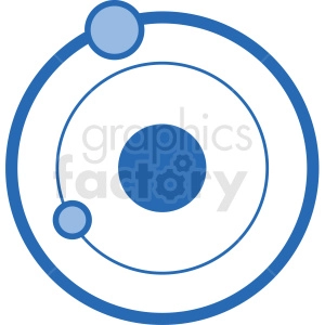 planets orbiting vector icon