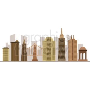 san francisco city vector design no label