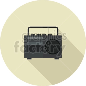 radio vector icon graphic clipart 2