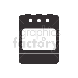 oven vector clipart