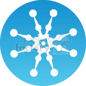 Christmas snowflake icon