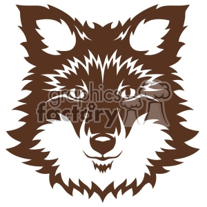 wolf head svg cut file