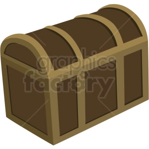 treasure chest vector clipart no background