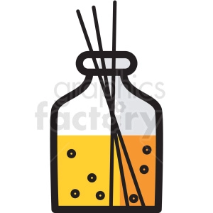 spa incense vector icon clipart