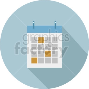 calendar vector clipart 1