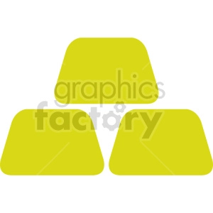 gold bars vector clipart