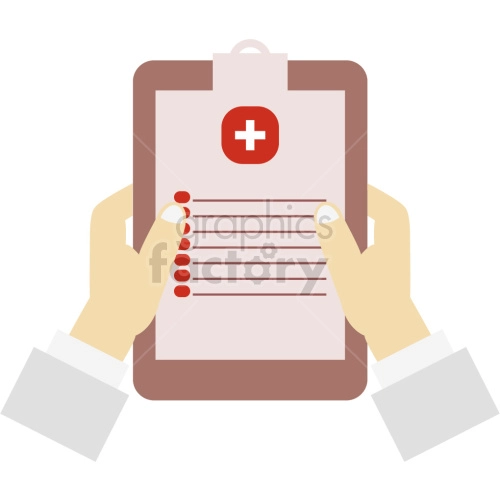 medical patient form vector clipart