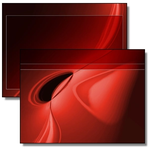 red Powerpoint template