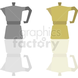 coffee pot vector icons