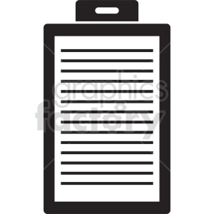 clipboard vector clipart 4