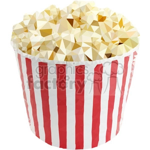 Popcorn triangle art geometry geometric polygon vector graphics RF clip art images