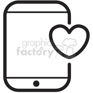 love for social media vector icon