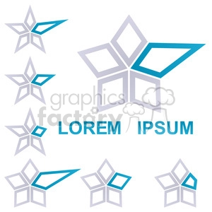 logo template star 002