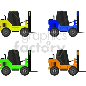 forklift vector graphic bundle