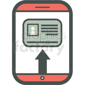 id kyc smart device vector icon