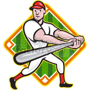 baseball player batting side low DIAMOND