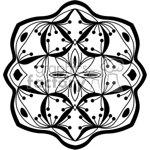 mandala geometric vector design 017