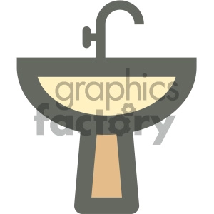 restroom sink furniture icon