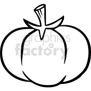 black and white tomato clipart