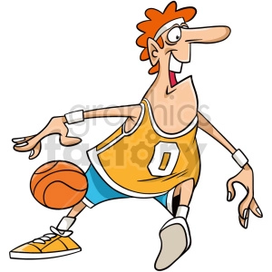 basketball player vector clipart