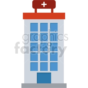 isometric hospital vector icon clipart 7