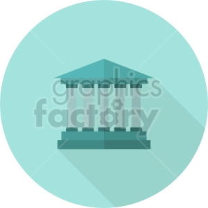 isometric university vector icon clipart 2