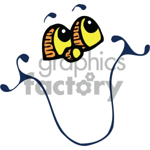 vector funny face cartoon