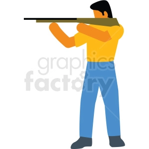 hunter vector clipart icon