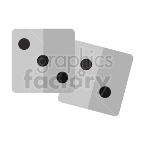 dice vector clipart