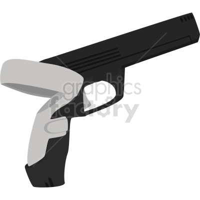 VR gun clipart