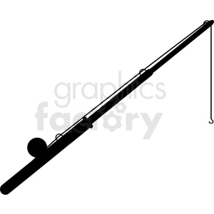 fishing pole clipart