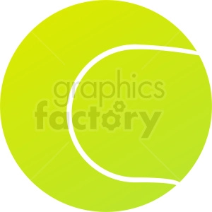 vector tennis ball design