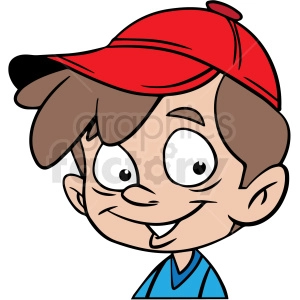 cartoon boy vector clipart