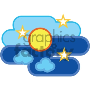 night sky nighttime nature icon