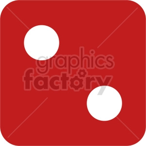 red dice vector clipart