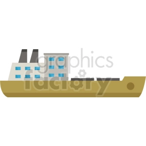 cargo ship vector icon no background