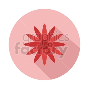 flower vector clipart design 1