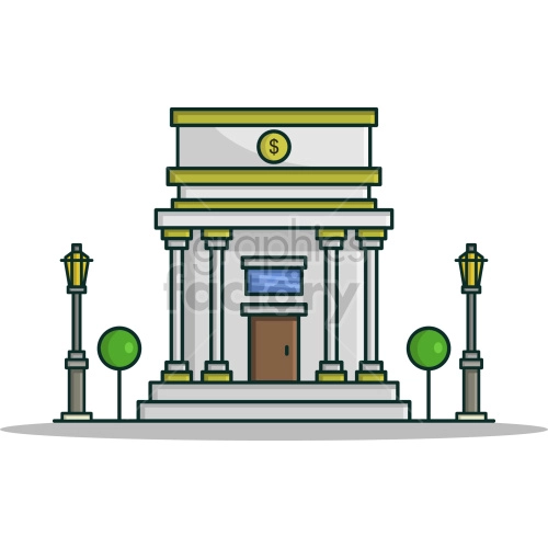 bank vector graphic design