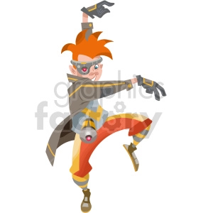 cyber dude cartoon clipart