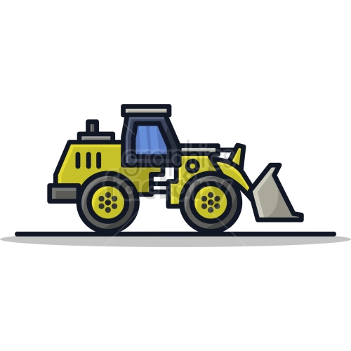 front end loader clipart