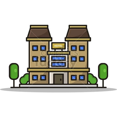 hotel vector icon