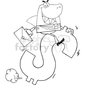 3287-Successful-Business-Shark-Businessman-Riding-On-A-Dollar-Symbol