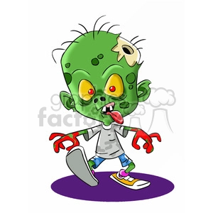 zombie child cartoon