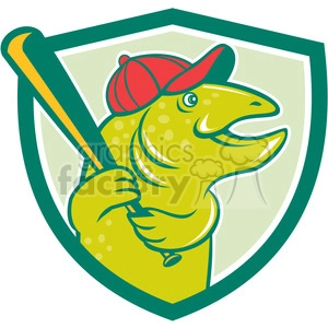 trout baseball player batting SHIELD