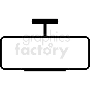 rearview car mirror vector